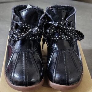 UGG Black and Brown Kids Boots